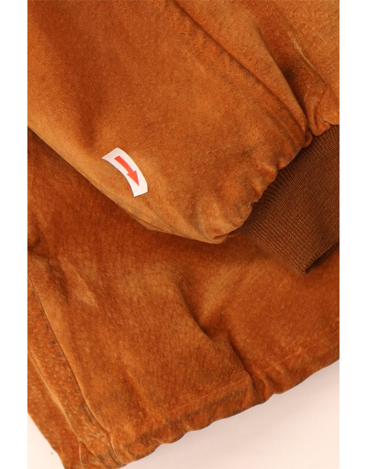 Мужская замшевая куртка Fabiani с капюшоном IT 48 Medium Brown Leather