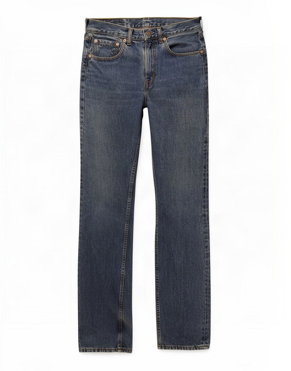 Женские прямые джинсы Levi's 595 W30 L34 синие, хлопок