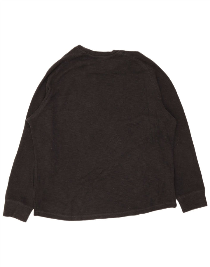 Мужской топ Eddie Bauer с длинным рукавом XL, черный хлопок