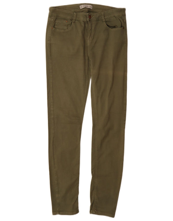 Женские повседневные брюки скинни Zara EU 40 Medium W30 L30 Хаки