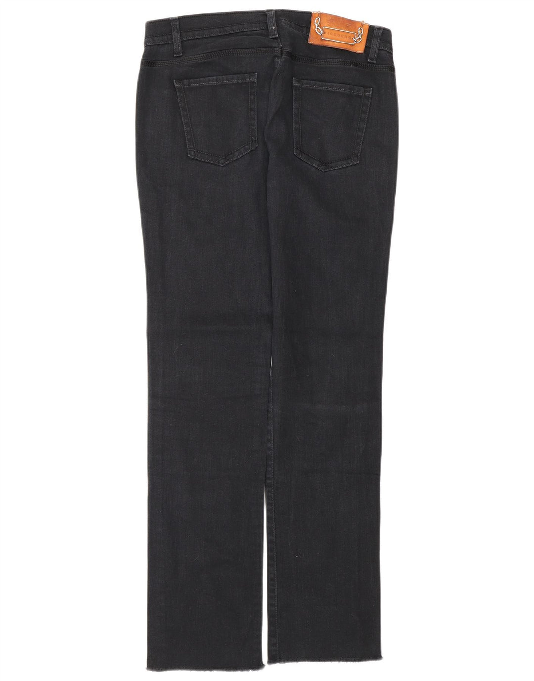 ICEBERG Женские прямые джинсы с низкой талией W31 L30 Темно-синий хлопок