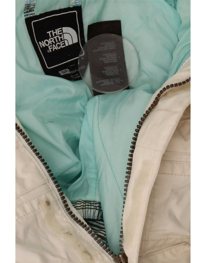 Женская лыжная куртка с капюшоном The North Face UK 10, маленькая, белый полиэстер