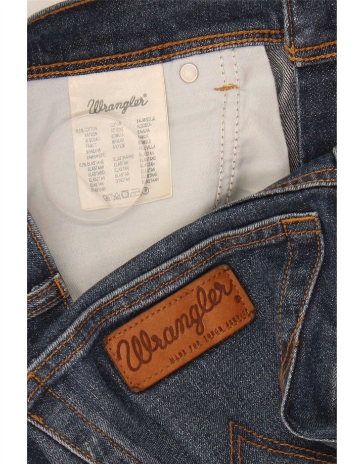 Мужские шорты Wrangler из техасского эластичного денима W33, средний синий хлопок