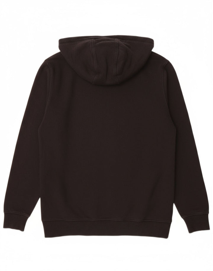 VANS Mens Graphic Hoodie Jumper Small Black Cotton