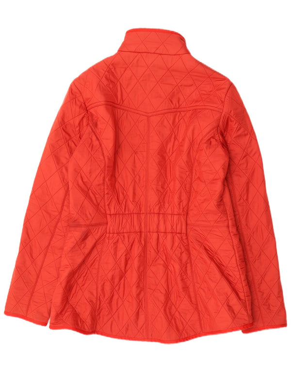 Женская стеганая куртка Barbour UK 16, большая красная, полиамид