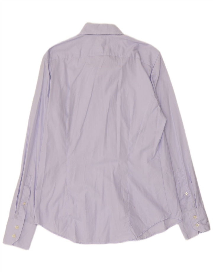 Мужская рубашка BENETTON, большая фиолетовая, хлопок