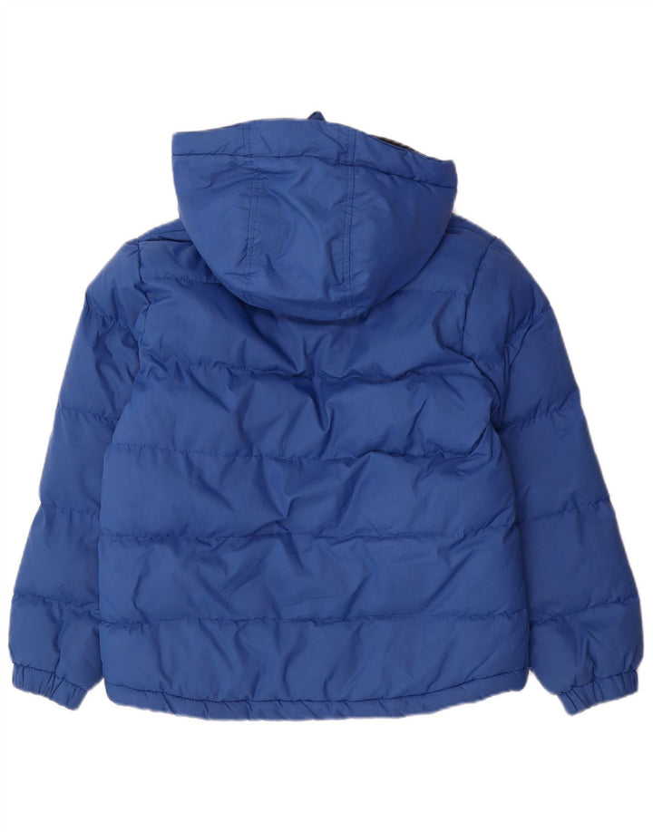 Утепленная куртка Timberland для мальчиков с капюшоном 9-10 лет, синяя, полиэстер