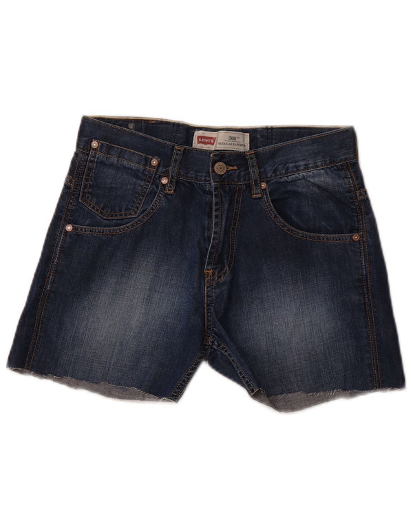 Джинсовые шорты LEVI'S Girls 508 Regular, 15–16 лет, W26, синий хлопок