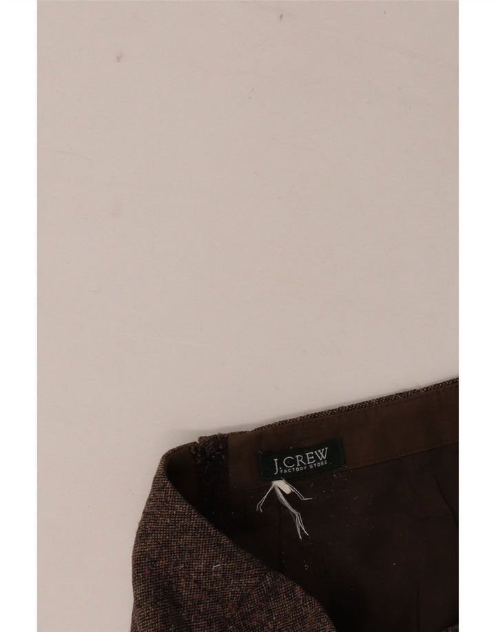 Женская юбка миди J. Crew W28, средний коричневый в крапинку