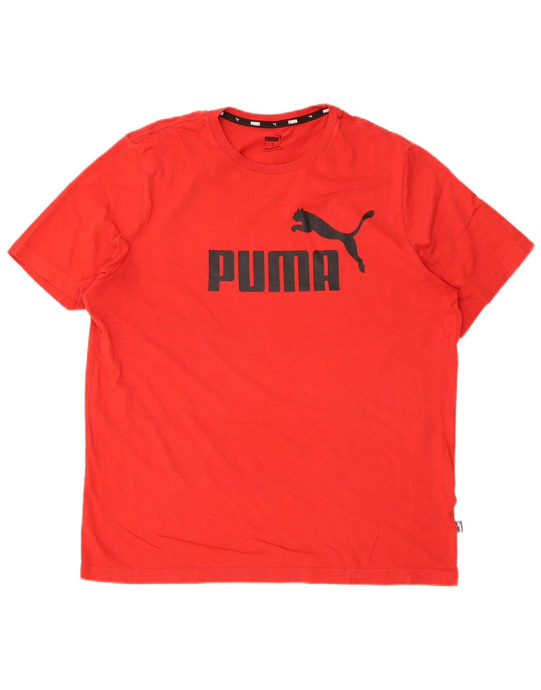Мужская футболка с рисунком Puma, большая красная