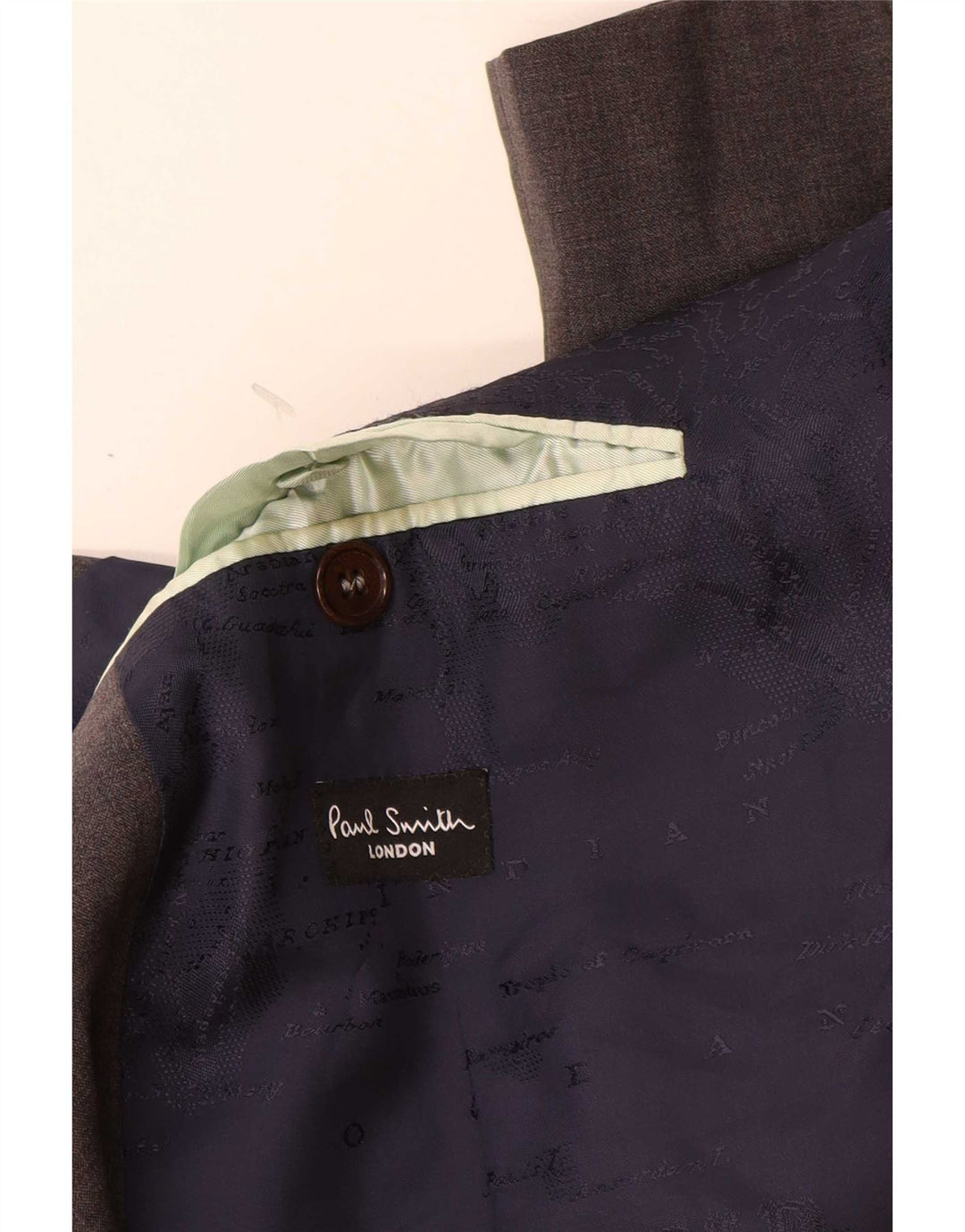 Мужской пиджак Paul Smith на 2 пуговицах IT 48 Средний серый