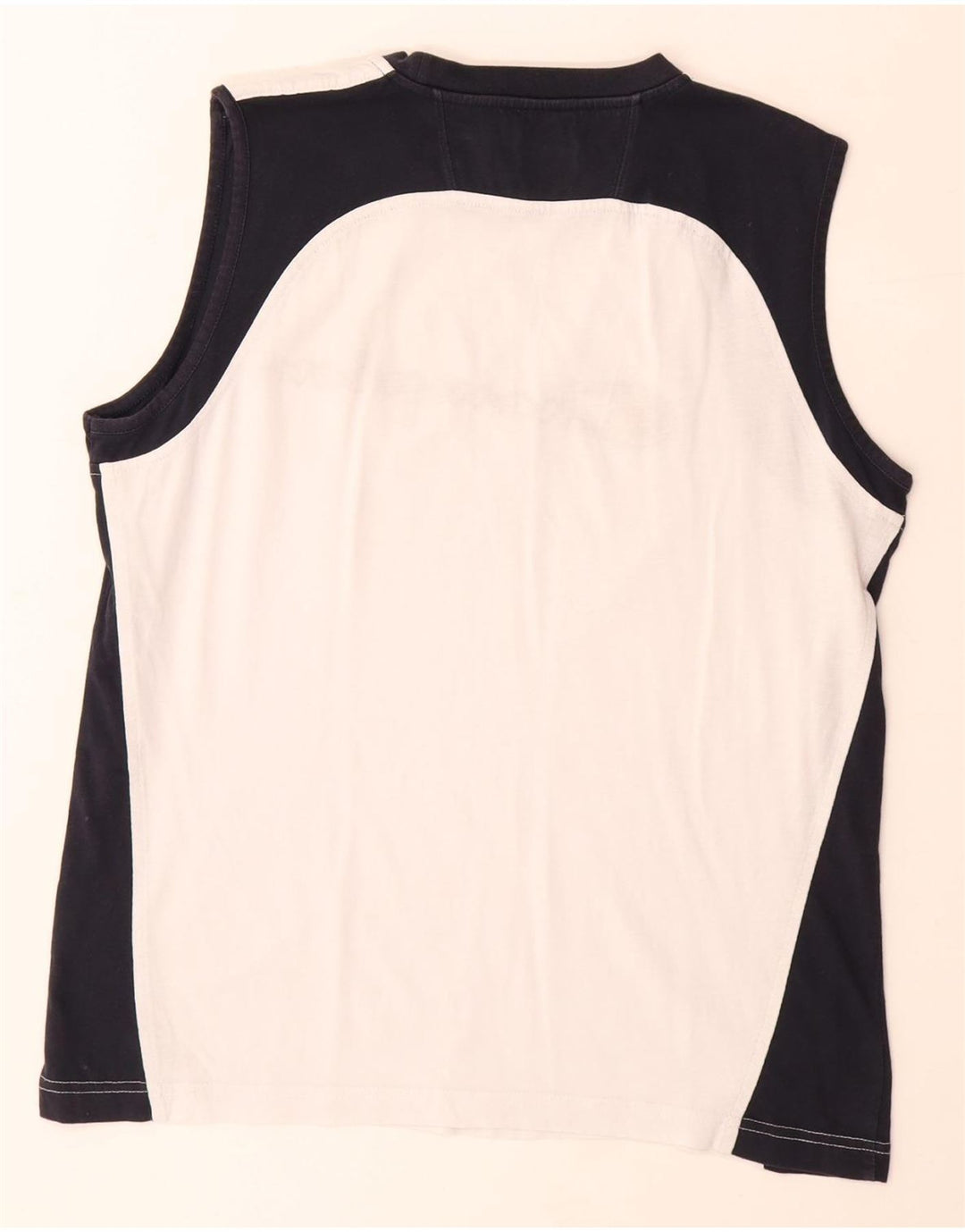 Мужской жилет Champion с графическим рисунком, большой белый хлопок с цветными блоками