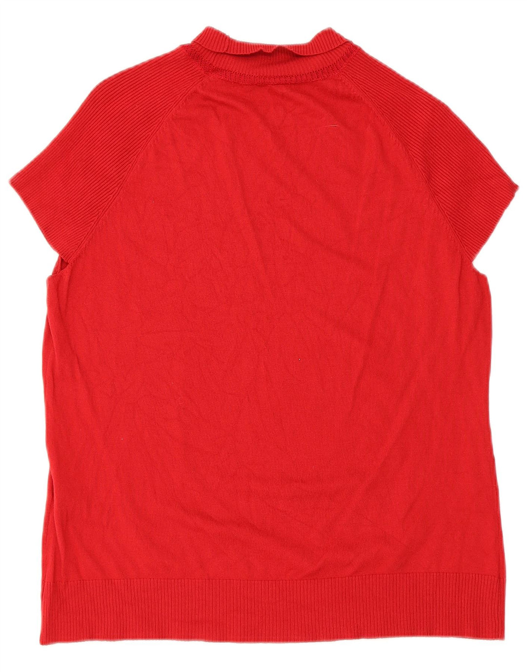 ELENA MIRO Женская блузка стандартного размера UK 14 Medium Red Viscose