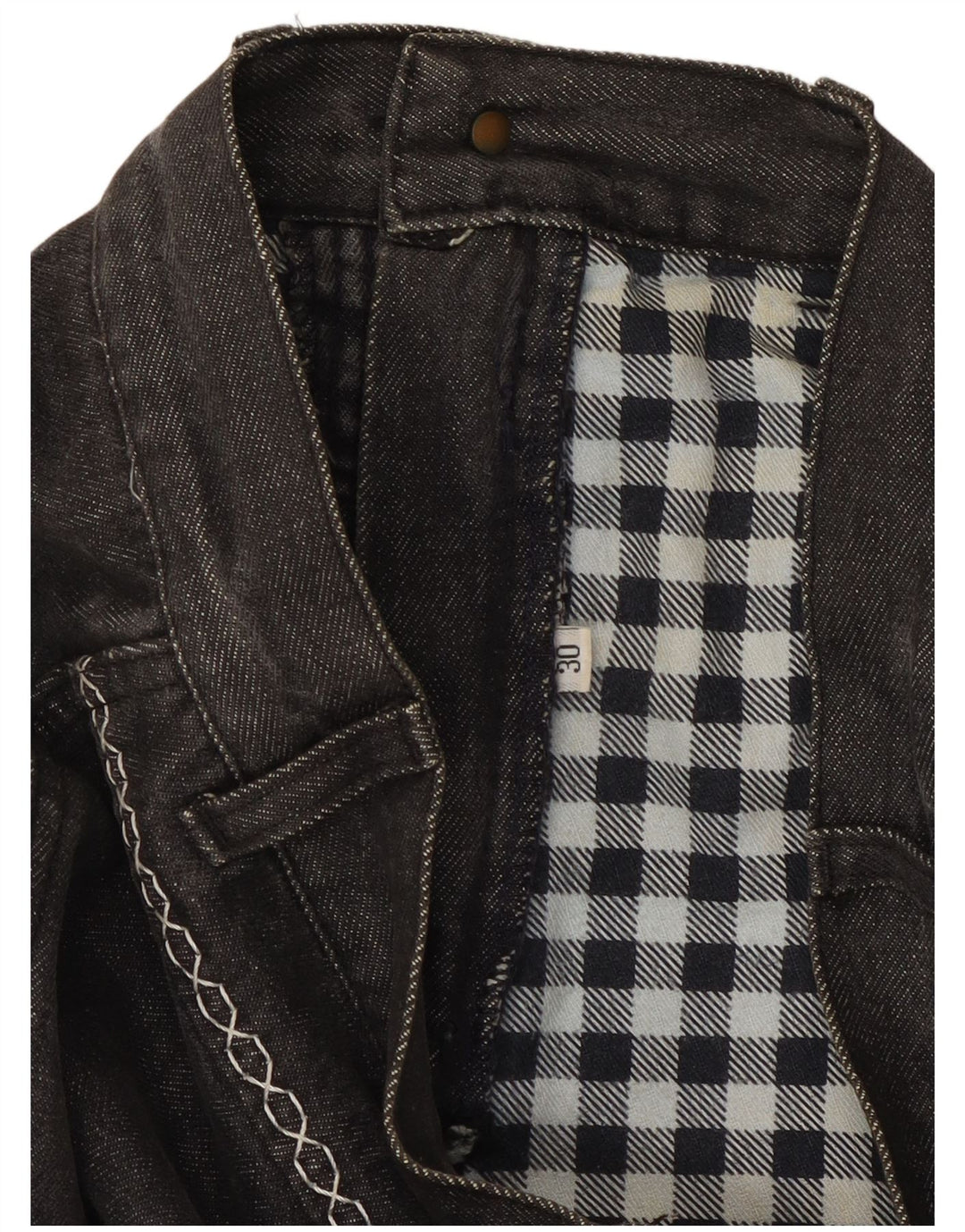 Юбка женская джинсовая VINTAGE W30 Средне-серая