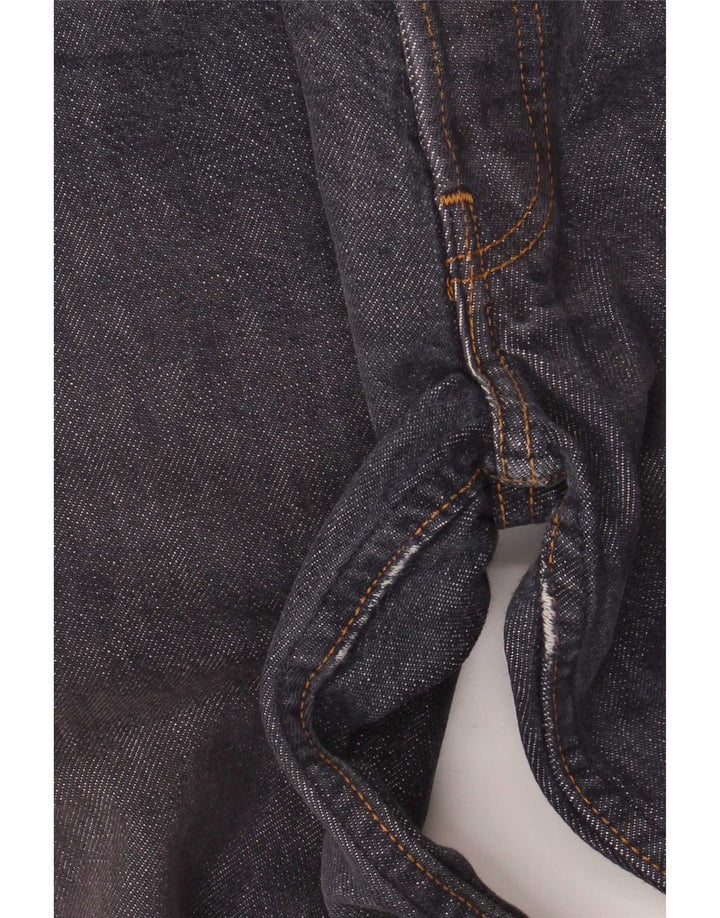 Мужские укороченные прямые джинсы Levi's W31 L25 темно-синие, хлопок