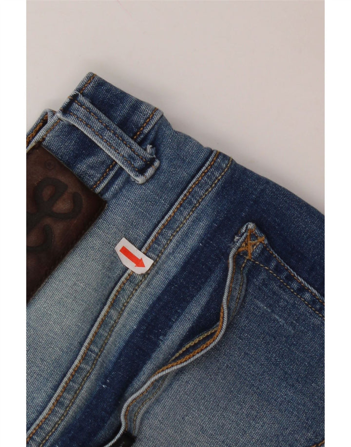 LEE Mens Macky Straight Jeans W36 L29 Blue Cotton
