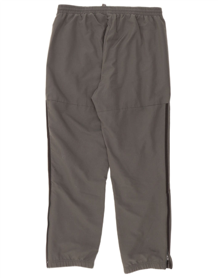 ADIDAS Mens Tracksuit Trousers Large  Grey Polyester
