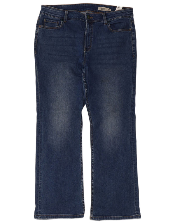 Женские джинсы Marks & Spencer The Eva Bootcut UK 16, большие W34 L28, синие