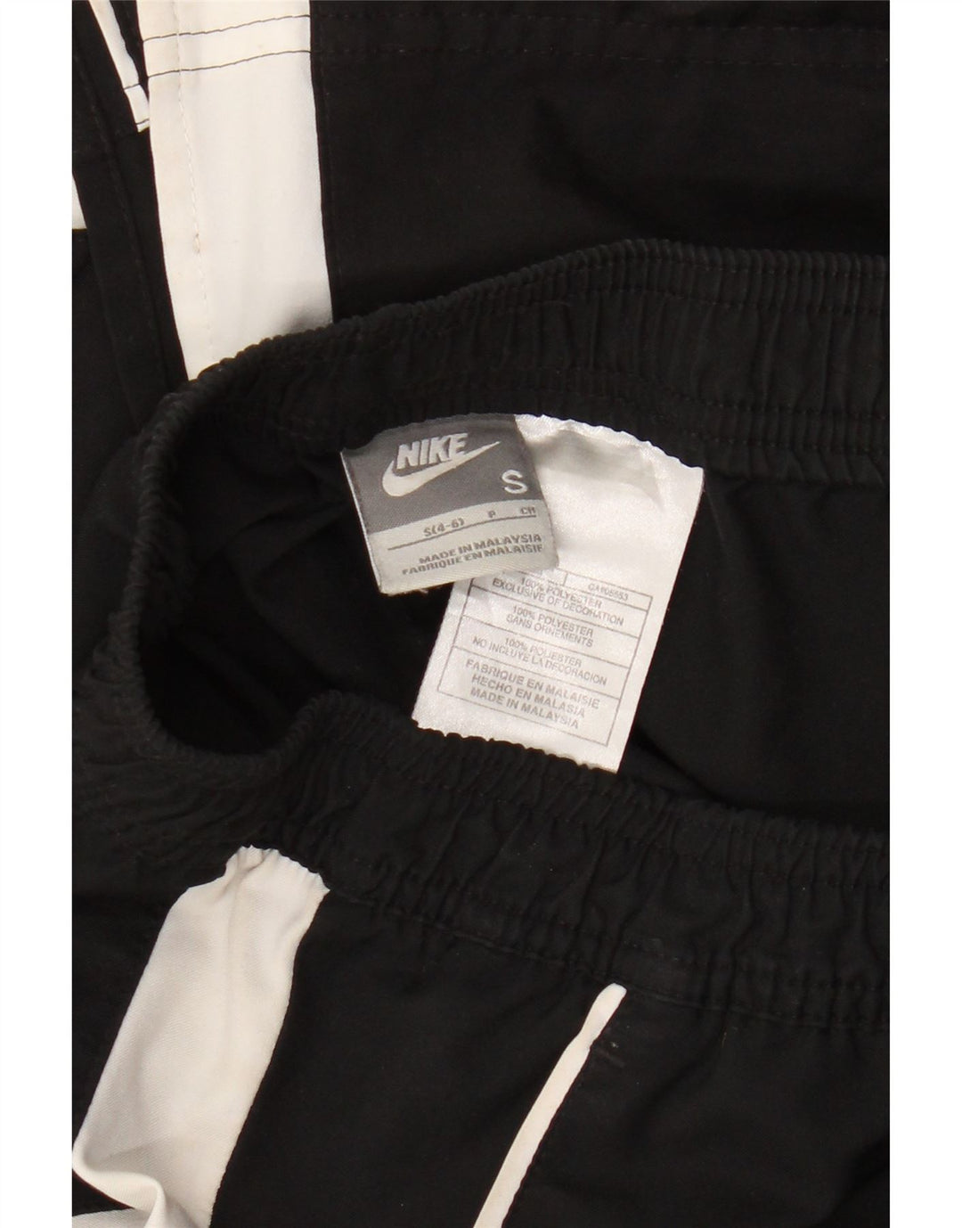 Женские спортивные брюки Nike UK 10, маленькие черные из полиэстера