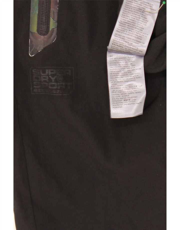 SUPERDRY Женские спортивные брюки, большие W32 L27, черные, полиэстер
