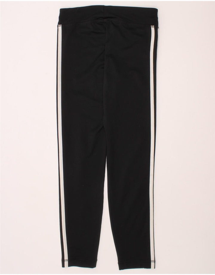 ADIDAS Girls Leggings 9-10 Years  Black Polyester Vintage Adidas and Second-Hand Adidas from Messina Hembry 