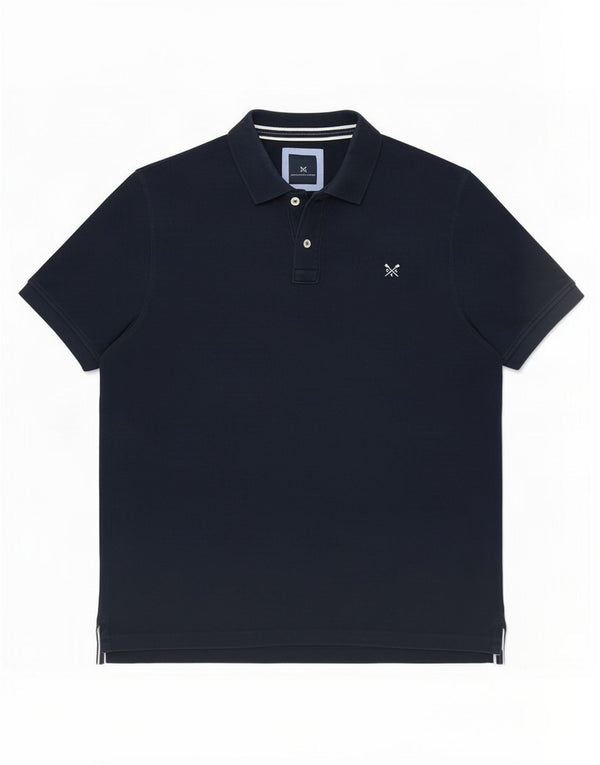 Мужская рубашка-поло Crew Clothing 2XL, темно-синяя, хлопок