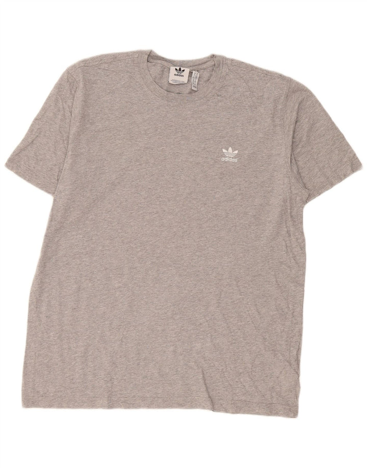 Мужская футболка Adidas Top XL Серый хлопок