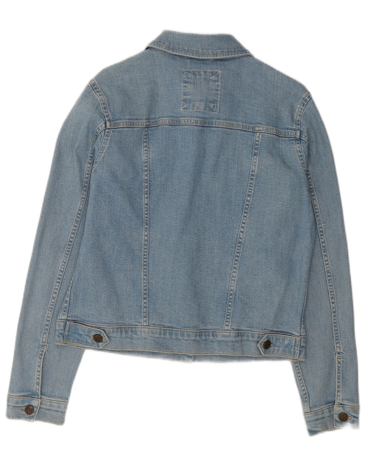 Женская джинсовая куртка Crew Clothing UK 12, средний синий цвет