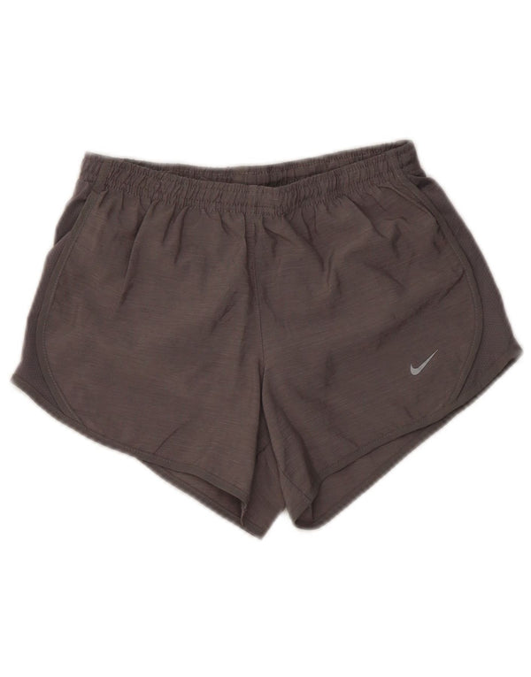 Спортивные шорты Nike Dri Fit для девочек 10–11 лет, средний серый полиэстер