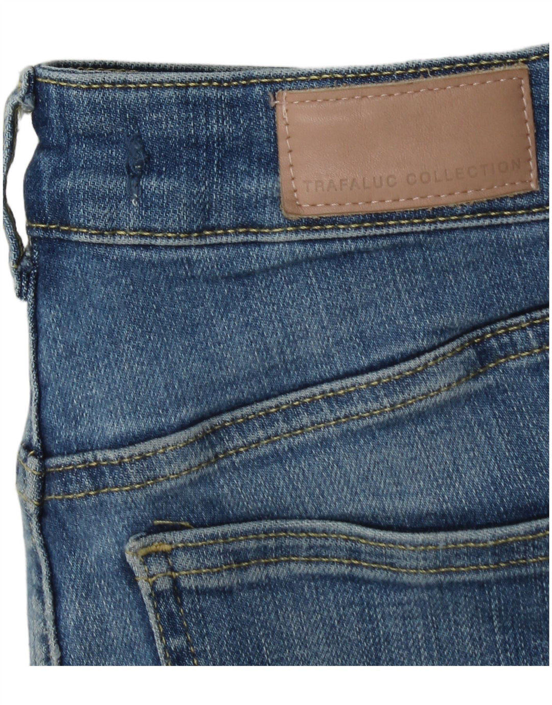 Женские потертые джинсы скинни Zara W26 L26 синие