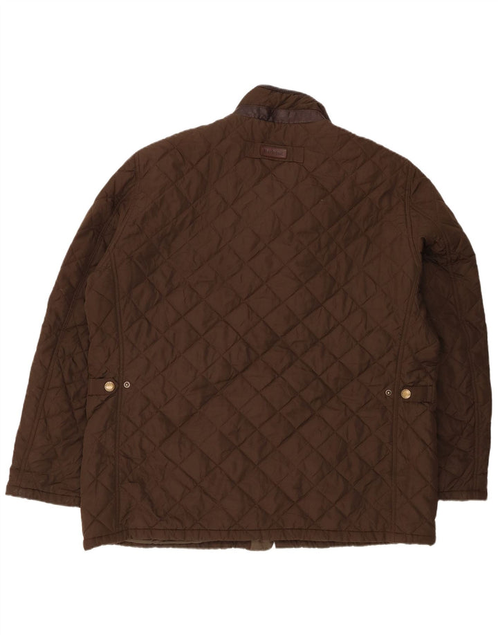 Мужская стеганая куртка Barbour UK 44 2XL Коричневый полиэстер