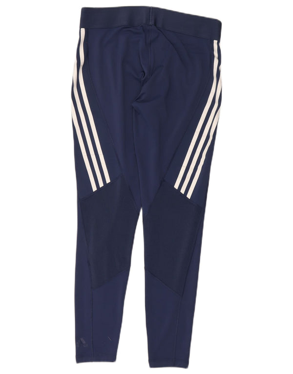Женские леггинсы Adidas Aeroready UK 12/14, средние, темно-синие