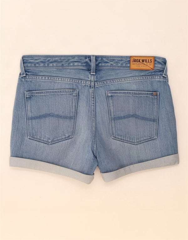 Женские джинсовые шорты Jack Wills Medium W30 Синие пятнистые