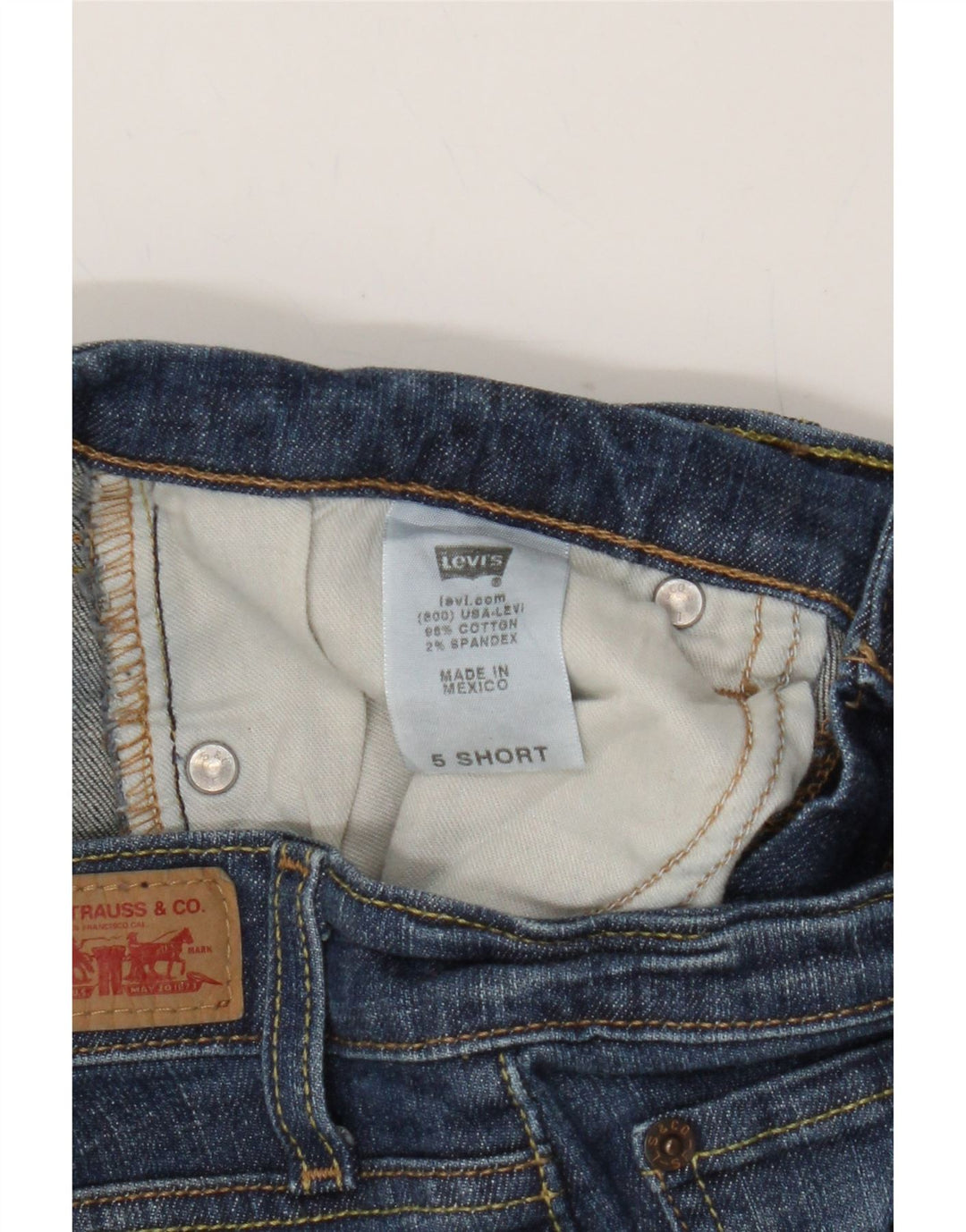 LEVI'S Womens Skinny Jeans W28 L29 Blue Cotton Vintage Levi's and Second-Hand Levi's from Messina Hembry 