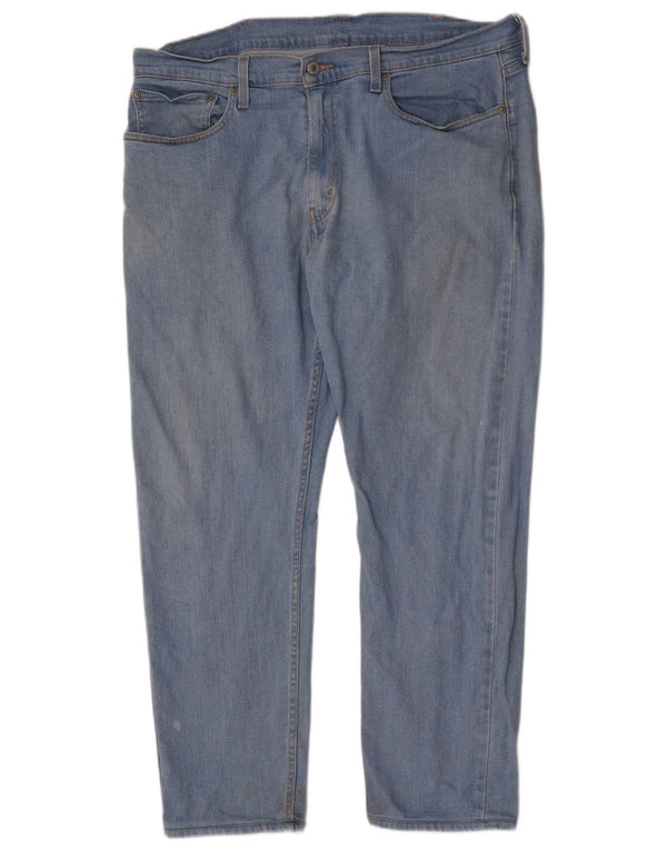 Мужские зауженные джинсы Levi's 502 W38 L32 синие, хлопок