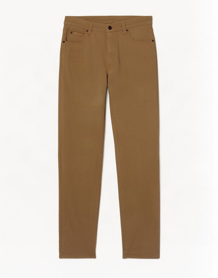 Мужские прямые джинсы Wrangler Texas Stretch W32 L30, коричневый хлопок