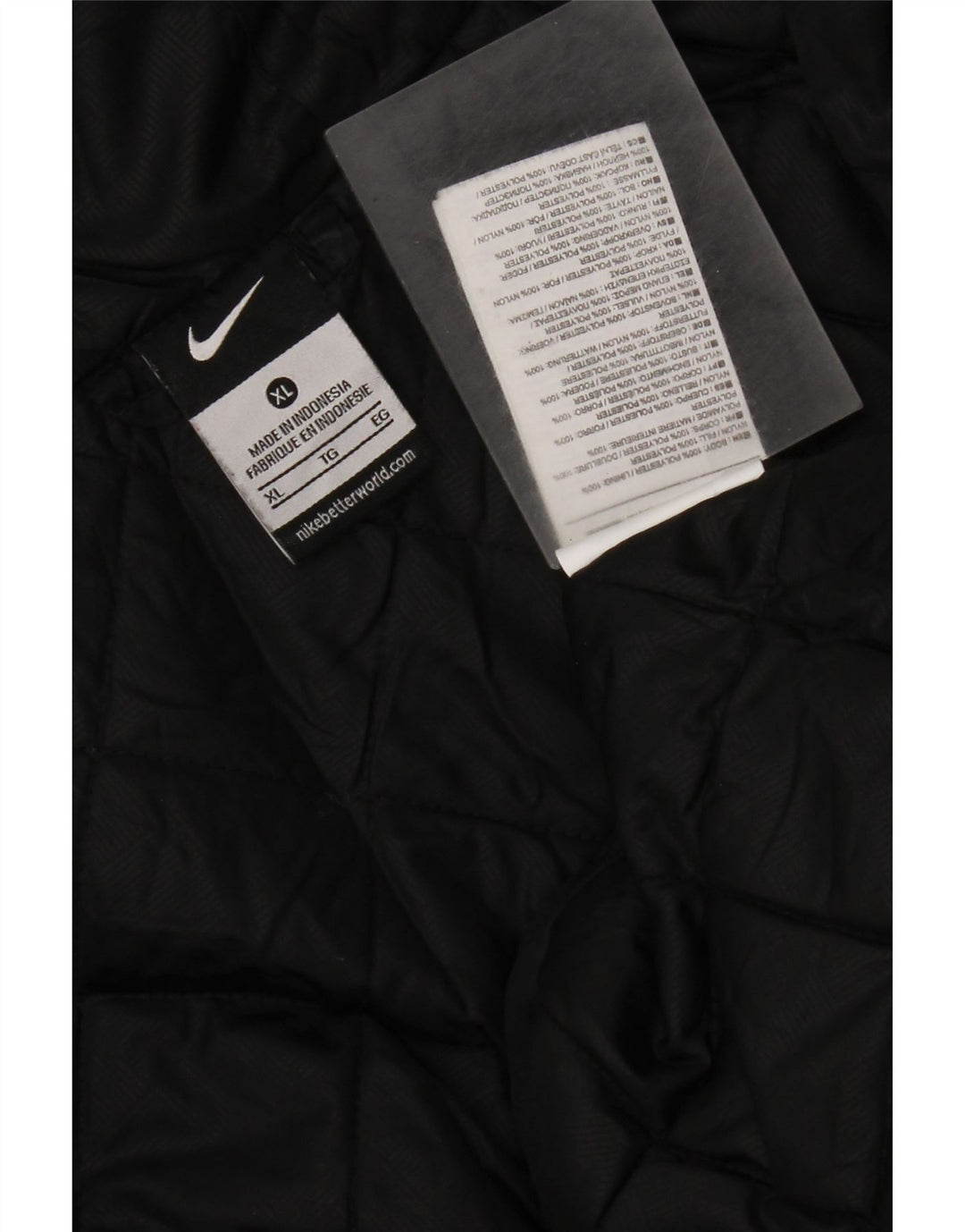 Мужская ветровка с капюшоном Nike UK 42 XL, черный полиэстер