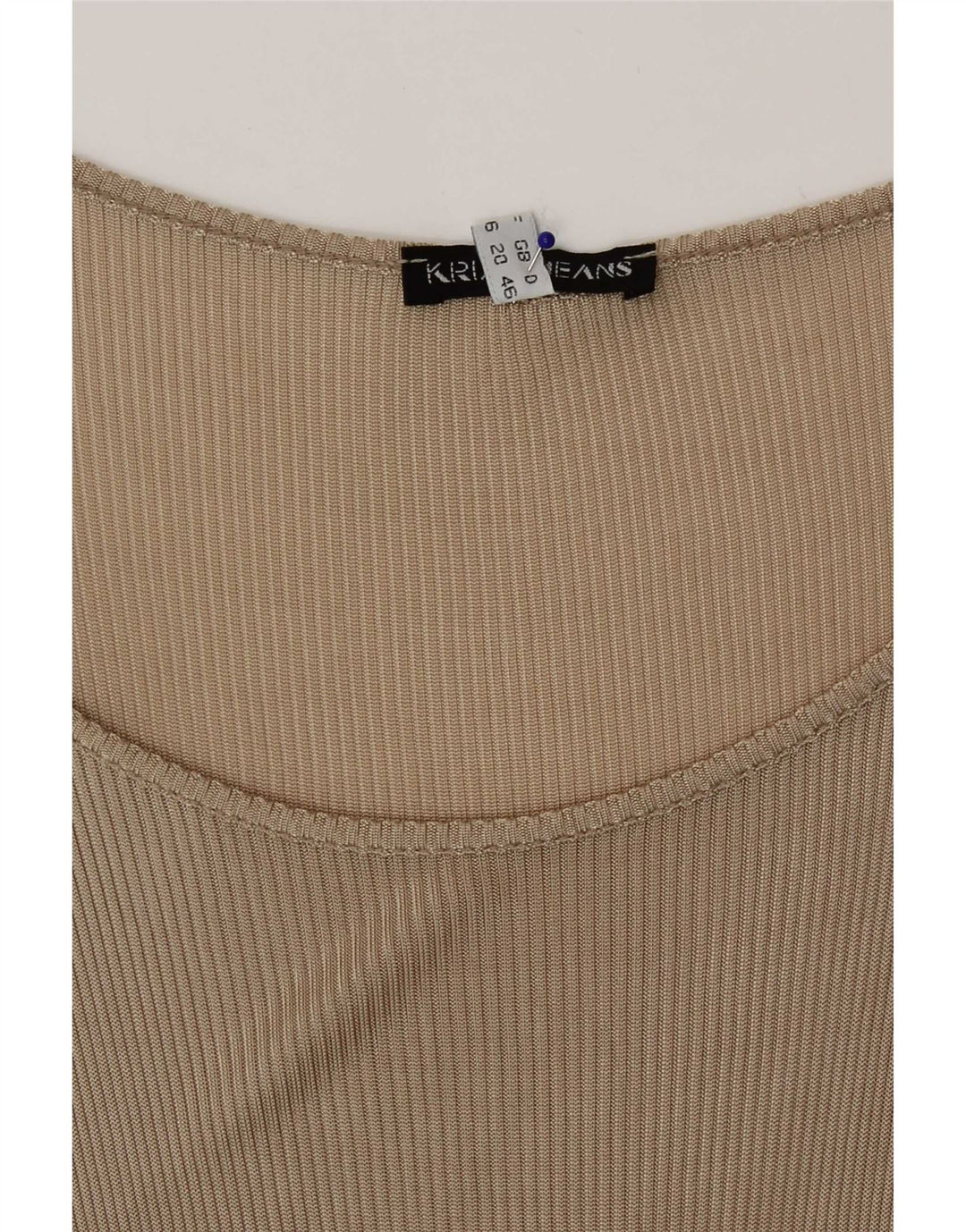 Женский жилет Krizia Top UK 20 2XL Бежевый