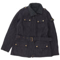Женская стеганая куртка Barbour UK 14, большая, темно-синяя