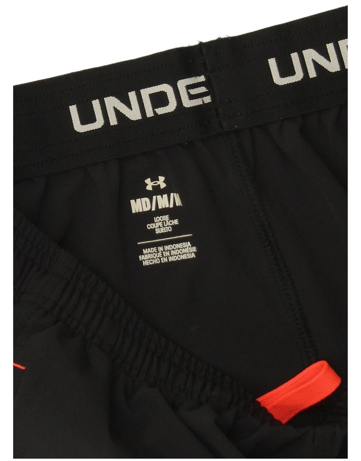 Мужские спортивные шорты Under Armour, средний черный полиэстер