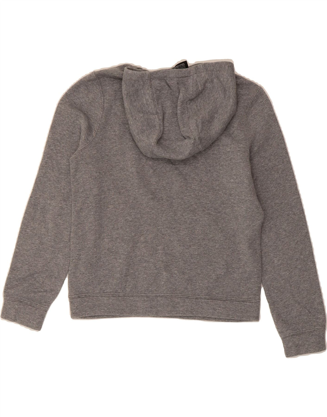 NIKE Boys Hoodie Jumper 10-11 Years Medium Grey Cotton Vintage Nike and Second-Hand Nike from Messina Hembry 