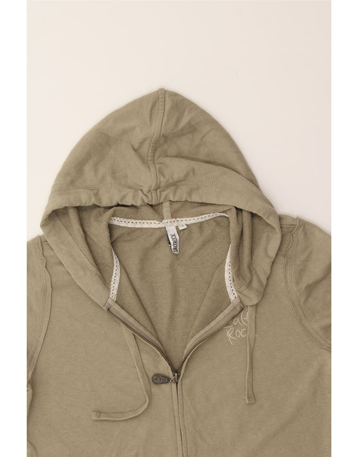 SALTROCK Womens Zip Hoodie Sweater UK 10 Small Grey Vintage Saltrock and Second-Hand Saltrock from Messina Hembry 