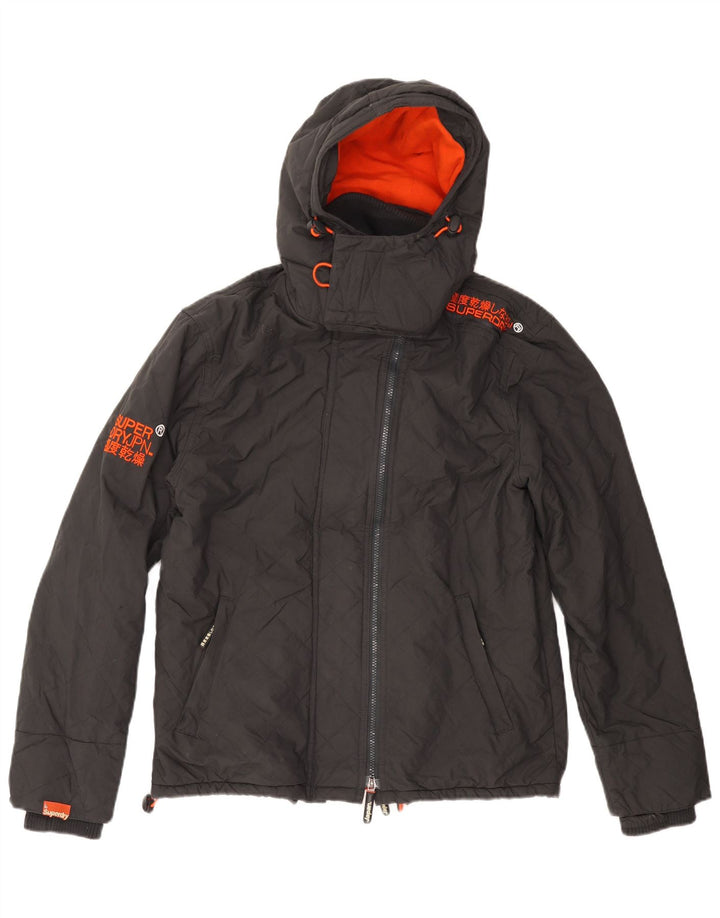 SUPERDRY Мужская ветровка с рисунком The Windcheater UK 40, большая черная