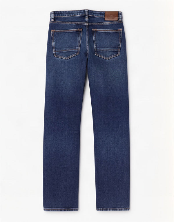 Мужские прямые джинсы Marks & Spencer W32 L29 синие, хлопок