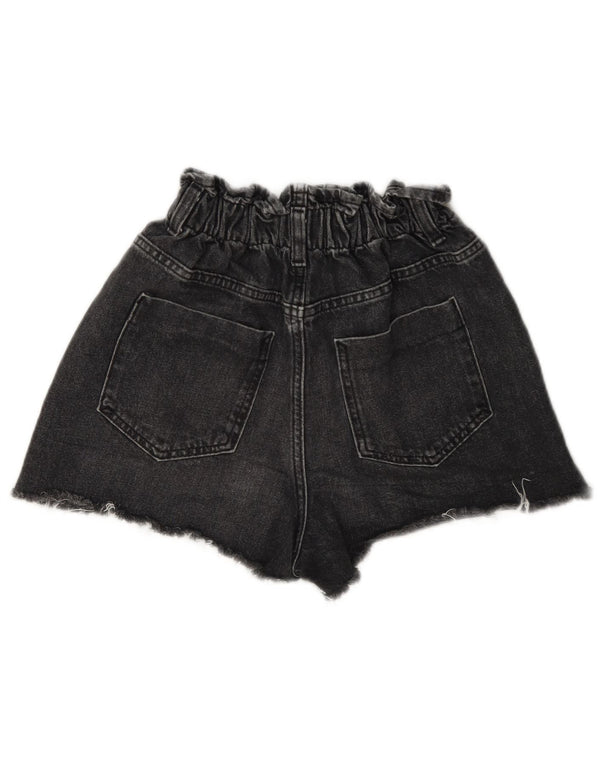 Женские джинсовые шорты Zara EU 34 2XS W24 Серые, хлопок
