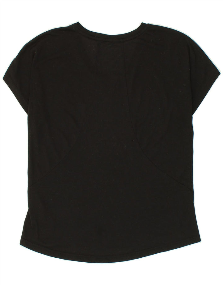 PUMA Womens T-Shirt Top UK 12 Medium Black Vintage Puma and Second-Hand Puma from Messina Hembry 