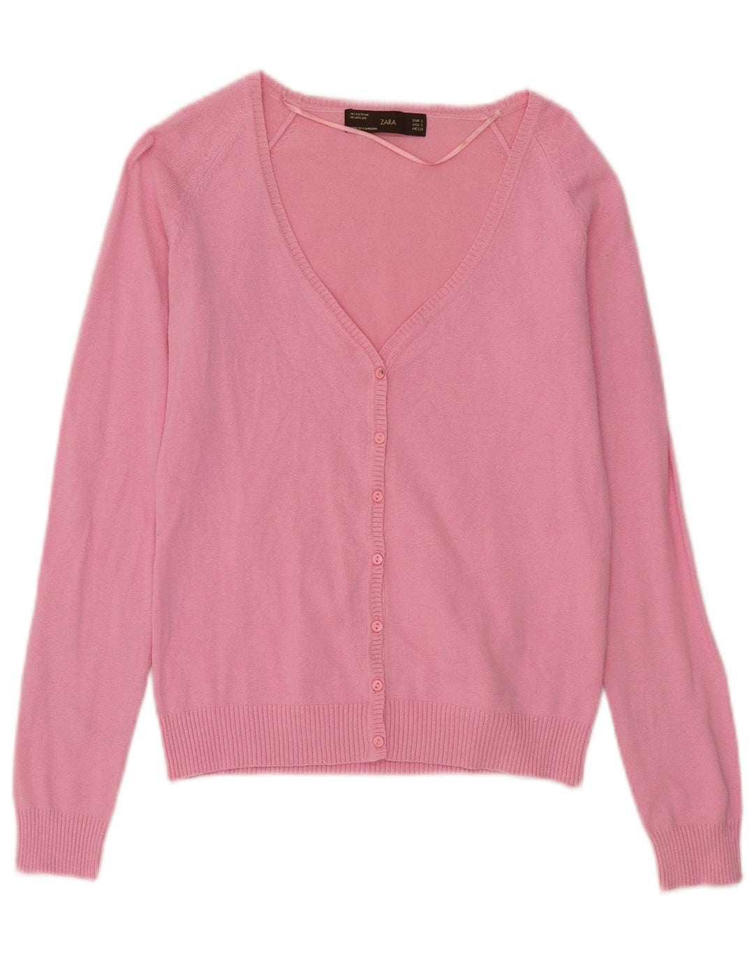 Женский кардиган Zara UK 10, маленький розовый