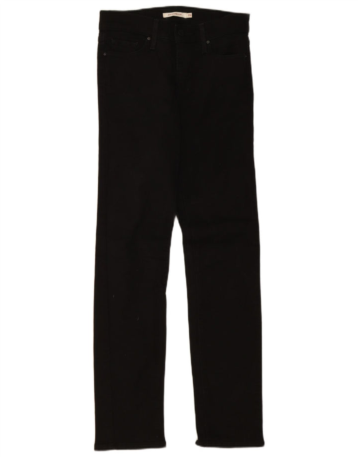 Женские джинсы Levi's 312 Shaping Slim W26 L30, черный хлопок