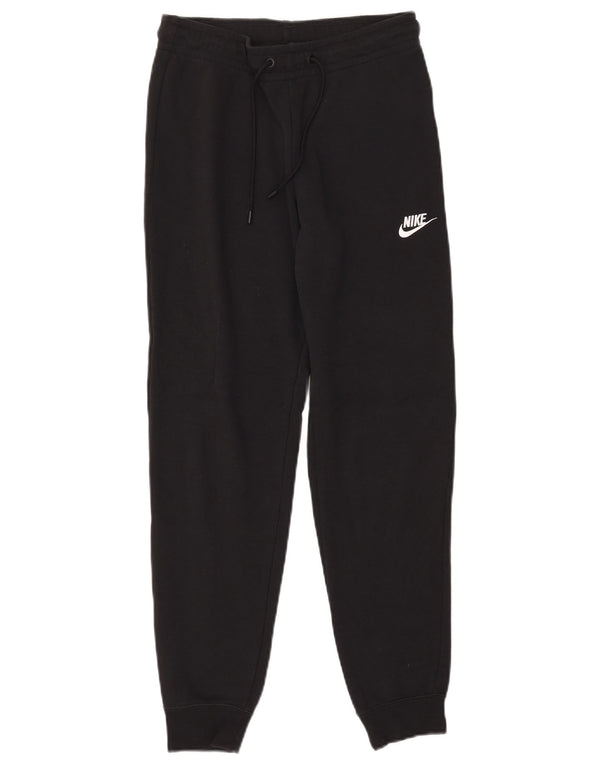 Женские спортивные брюки NIKE Joggers UK 10, маленькие черные хлопковые брюки
