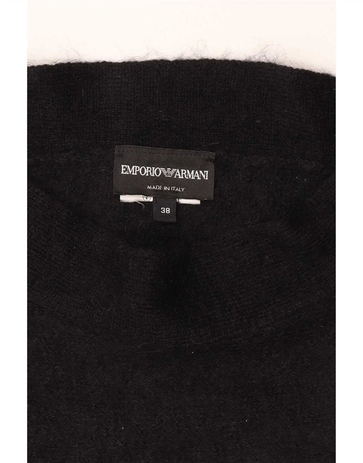 Женский укороченный топ Emporio Armani EU 38, средний черный
